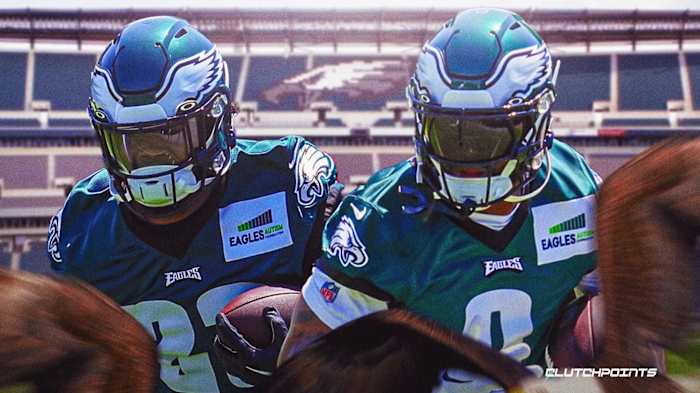 Rashaad Penny (left) and D'Andre Swift